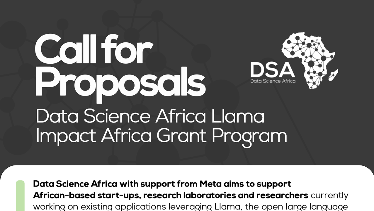 Data Science Africa Llama Impact Africa Grant Program - Call for Proposals