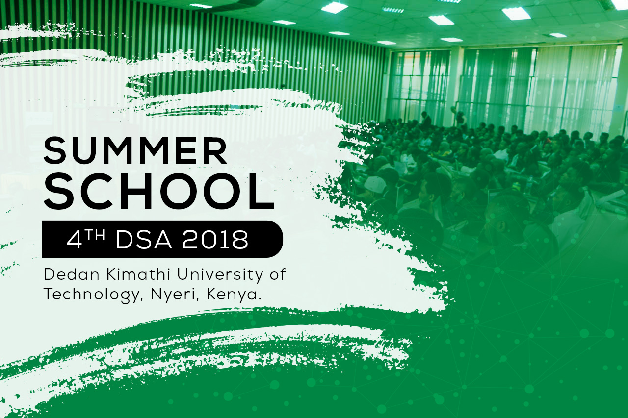 DSA June 2018 Summer School on Machine Learning and Data Science